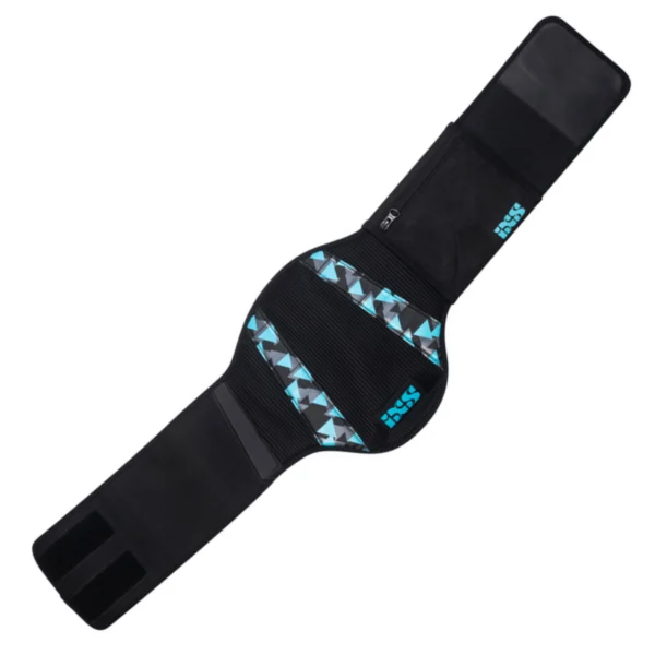 WOMEN`S KIDNEY BELT SHAPED BLACK-TURQUOISE - Image 3